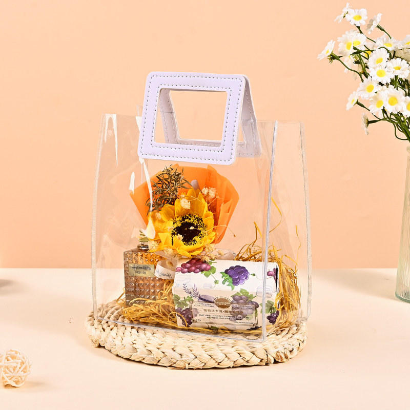 Geantă PVC cu laser - Personalizabilă, impermeabilă pentru cumpărături, Brand Yuyu, Geantă universală