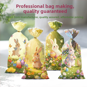 3D kiškio saldumynų pakuotės maišelis, plastikas, laminavimas, logotipo spauda, kasdieniam naudojimui, Youze