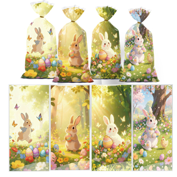 3D kiškio saldumynų pakuotės maišelis, plastikas, laminavimas, logotipo spauda, kasdieniam naudojimui, Youze