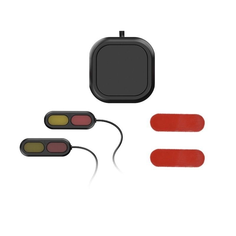 Motocikla aklās zonas uzraudzības sistēma ar joslas maiņas palīgu, 4-kanālu radaru un digitālo displeju