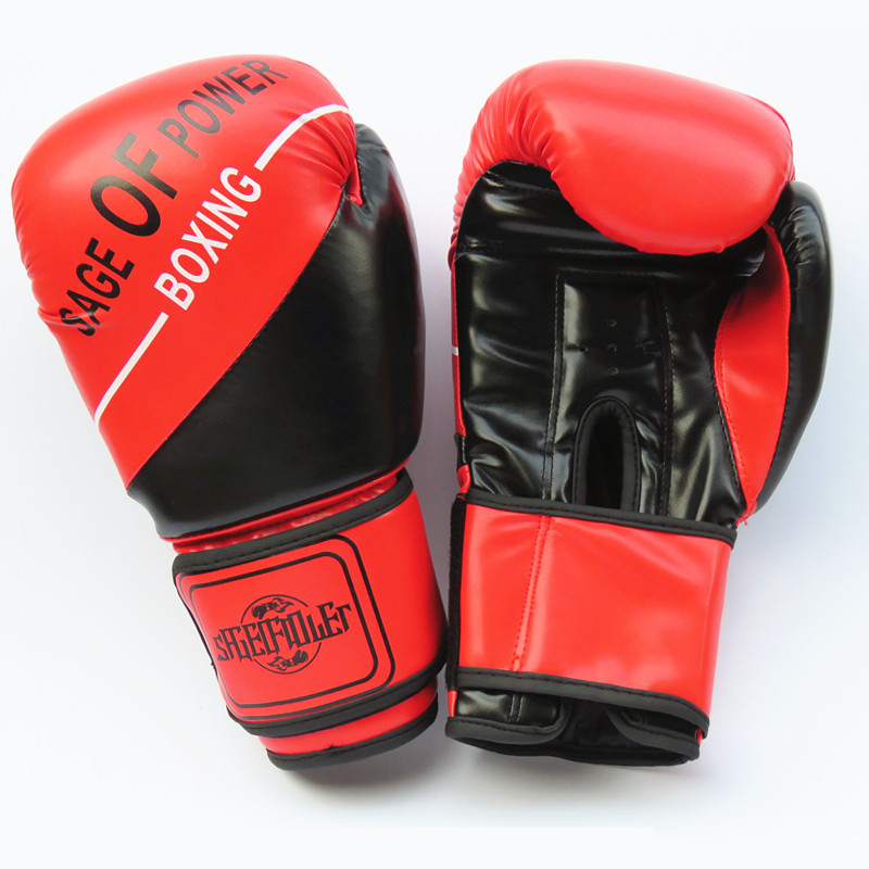Mănuși de box pentru antrenament – Right Saint; compatibile Muay Thai; antrenament cu sac de nisip; pentru adulți și copii