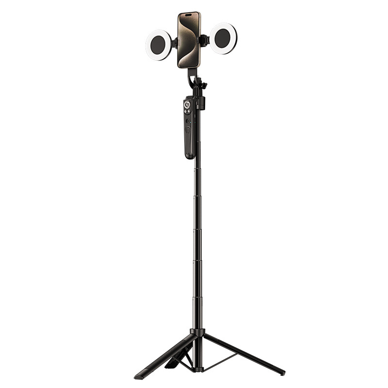 Kensouya Inteligentný gimbal s Rozpoznávaním Tváre a 360° Sledovaním na Statíve — Hliníková zliatina telo, 360° horizontálne a vertikálne otáčanie, automatické sledovanie pri zapnutí, hmotnosť ~480 g