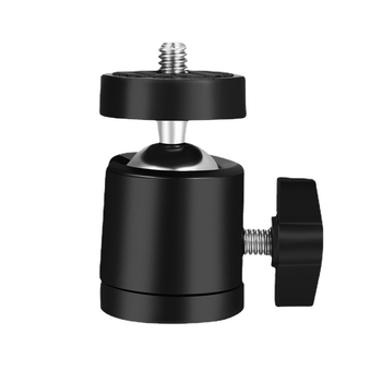 Kovová guľová hlava pre statív, 360° horizontálne a vertikálne otáčanie, závit 1/4", hmotnosť 0,2 kg, model Q29