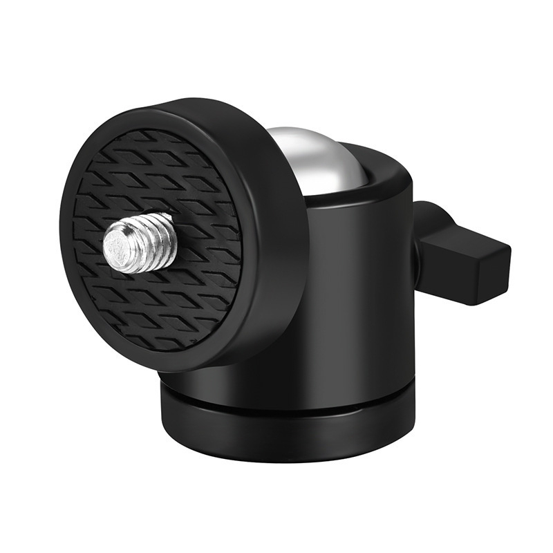Kovová guľová hlava pre statív, 360° horizontálne a vertikálne otáčanie, závit 1/4", hmotnosť 0,2 kg, model Q29
