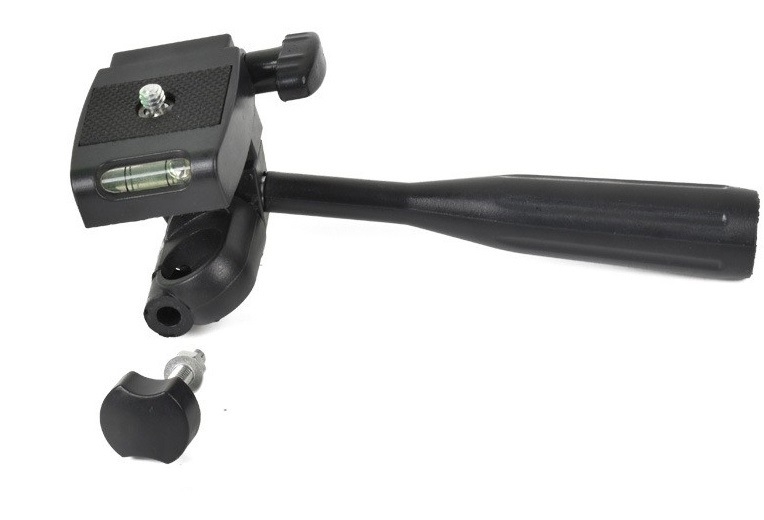 Κεφαλή τρίποδου με χειριστήριο για κινητό, 3D γκίμπαλ, 1/4in σύνδεση στήριξης, οριζόντια περιστροφή 180°, κάθετη 90°, βάρος 80 g, εξωτερική χρήση