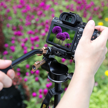 Light Age Q08 3-osi gimbal s hydraulickým tlmením pre DSLR na hliníkovom statíve