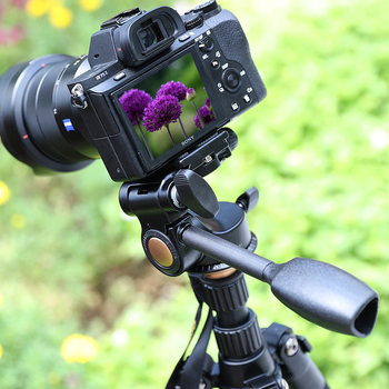 Light Age Q08 3-osi gimbal s hydraulickým tlmením pre DSLR na hliníkovom statíve