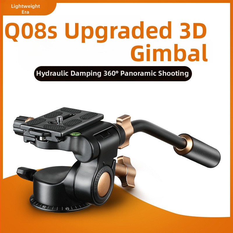 Light Age Q08 3-osi gimbal s hydraulickým tlmením pre DSLR na hliníkovom statíve