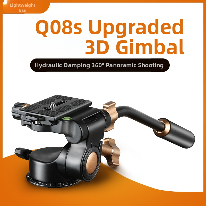 Light Age Q08 3-osi gimbal s hydraulickým tlmením pre DSLR na hliníkovom statíve
