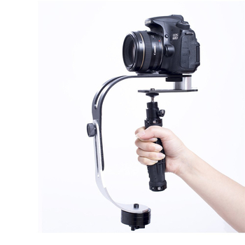 Ručni stabilizator za DSLR/DV kamere (metal, 0,9 kg) s 360° horizontalnom i vertikalnom rotacijom te univerzalnim 1/4-inch vijkom - TOMNEW