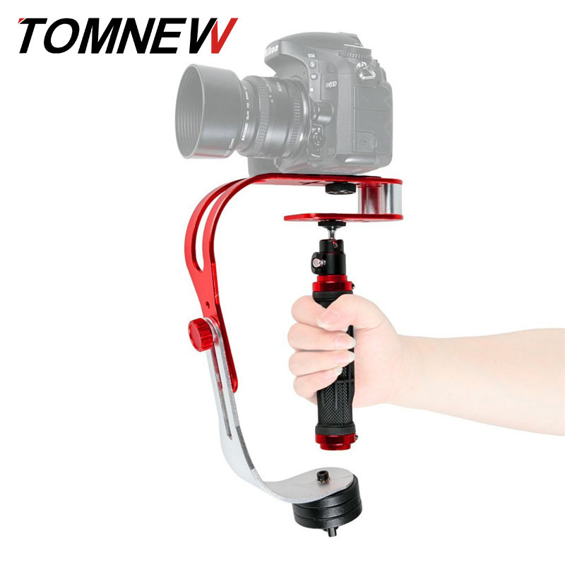 Ručni stabilizator za DSLR/DV kamere (metal, 0,9 kg) s 360° horizontalnom i vertikalnom rotacijom te univerzalnim 1/4-inch vijkom - TOMNEW