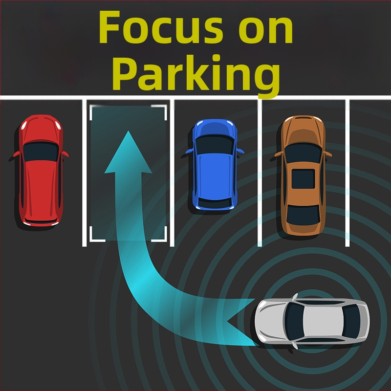Vizuālais atpakaļ parkēšanas radars ar LCD displeju, 12V barošanas avots, 4 sensori, -5°C līdz 60°C darba temperatūra – Precīza detektēšana, Droša stāvvieta