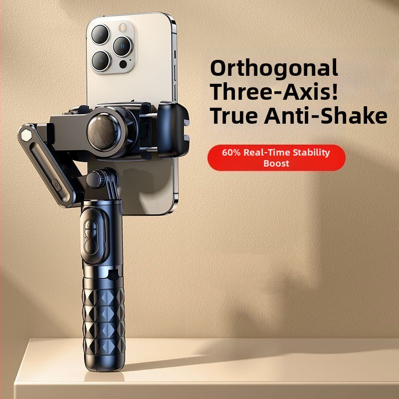 Ručný stabilizátor gimbalu s 360° sledovaním tváre, proti otrasom, prenosný statív pre fotografovanie vonku
