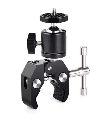 Magické rameno s klipom, univerzálny držiak z hliníkovej zliatiny pre livestream