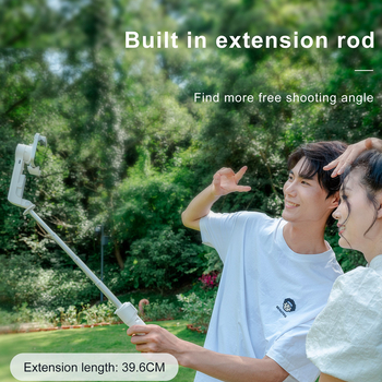 A10 dvojosý gimbal stabilizátor pre mobilné telefóny s Bluetooth, antivibračný systém, ABS telo, 287 g, ručné nastavenie, vnútorné a vonkajšie použitie