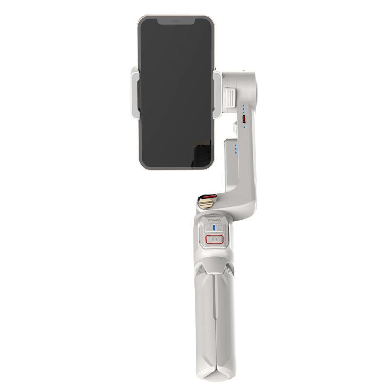 A10 dvojosý gimbal stabilizátor pre mobilné telefóny s Bluetooth, antivibračný systém, ABS telo, 287 g, ručné nastavenie, vnútorné a vonkajšie použitie