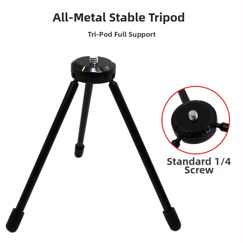 Stolný stojan na telefón s 3D gimbalom, 3-článková konštrukcia z železa a PVC, platňa na rýchle uvoľnenie