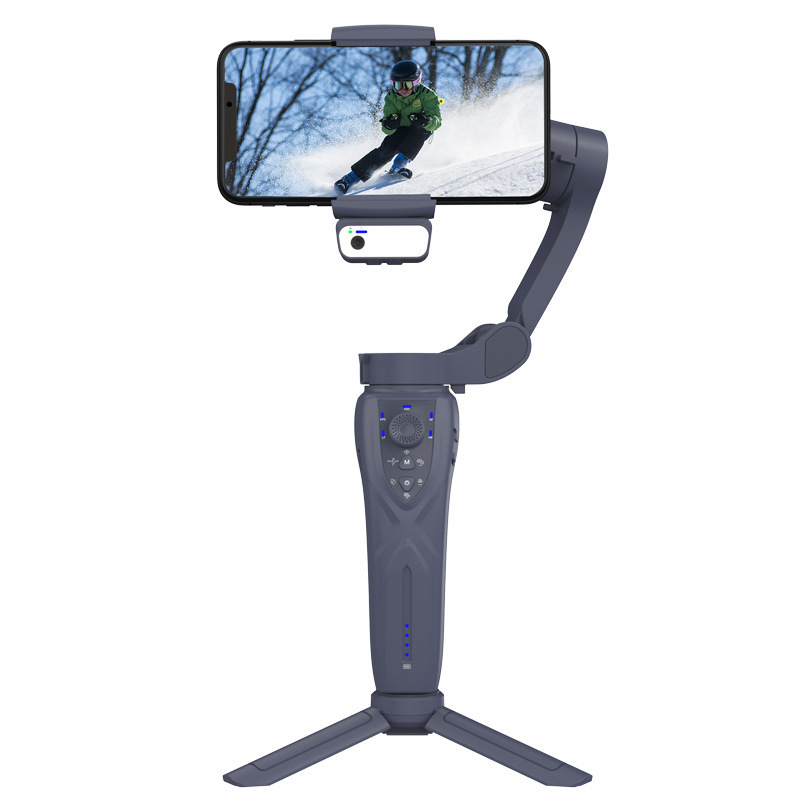 3‑osični gimbal za pametni telefon, sklopiv, bežični, ručni stabilizator s praćenjem lica