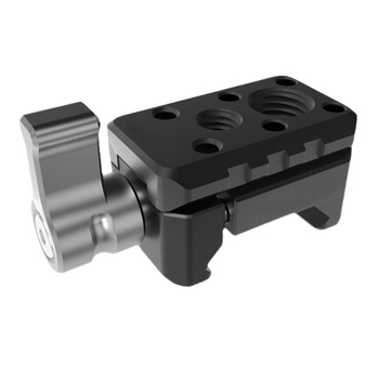 Αξεσουάρ κάμερας: εξάρτημα επέκτασης από κράμα αλουμινίου, Arri 1/4 και 3/8 μοντάρισμα, καθολική εγκατάσταση, καθολική συμβατότητα (Κράμα αλουμινίου, καθολική εγκατάσταση, καθολική συμβατότητα, 26 g)