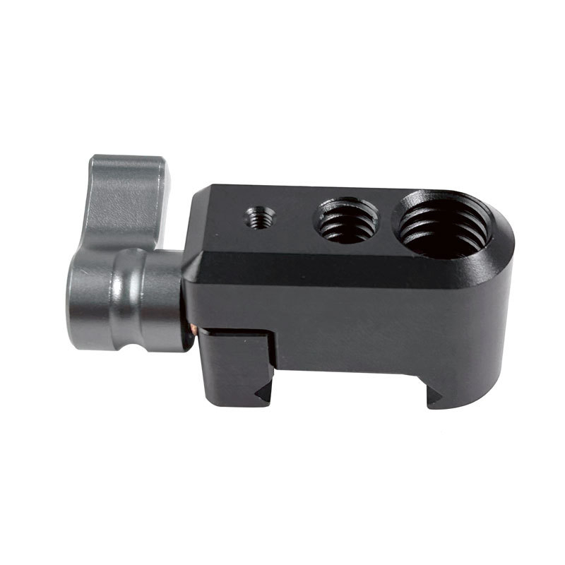 Αξεσουάρ κάμερας: εξάρτημα επέκτασης από κράμα αλουμινίου, Arri 1/4 και 3/8 μοντάρισμα, καθολική εγκατάσταση, καθολική συμβατότητα (Κράμα αλουμινίου, καθολική εγκατάσταση, καθολική συμβατότητα, 26 g)