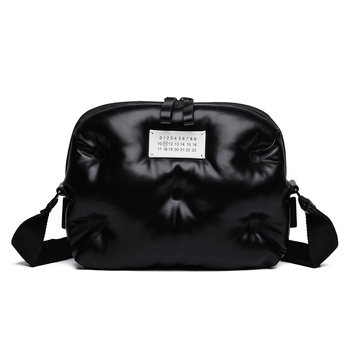 Pánska crossbody taška z PU kože na cestovanie – odolná, priečinok pre 10-palcový notebook, polyesterová podšívka, voľnočasový štýl