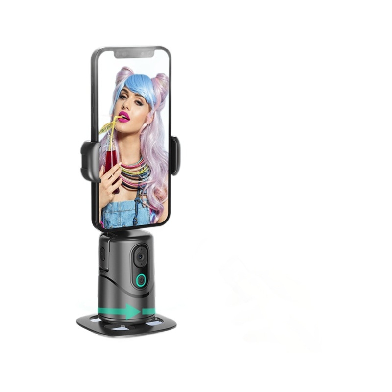 Επιτραπέζιος σταθεροποιητής για smartphone με AI αυτόματη παρακολούθηση, 360° περιστροφή και κλίση, συμβατός με κινητά, βάρος 290 g
