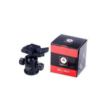 Manbily KM-0 Cameră DSLR Gimbal Trepied cu Cap Balon, Panoramă 360° Orizontal, 90° Vertical, Aliaj din Aluminiu, Șurub 1/4'', 0,4 kg