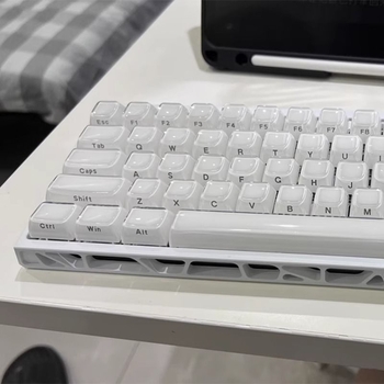 Kristalni Jelly keycap za numeričku tipkovnicu s bočnim graviranjem srca, RGB osvjetljenje, Type-C priključak, zeleni mehanički prekidač s osi