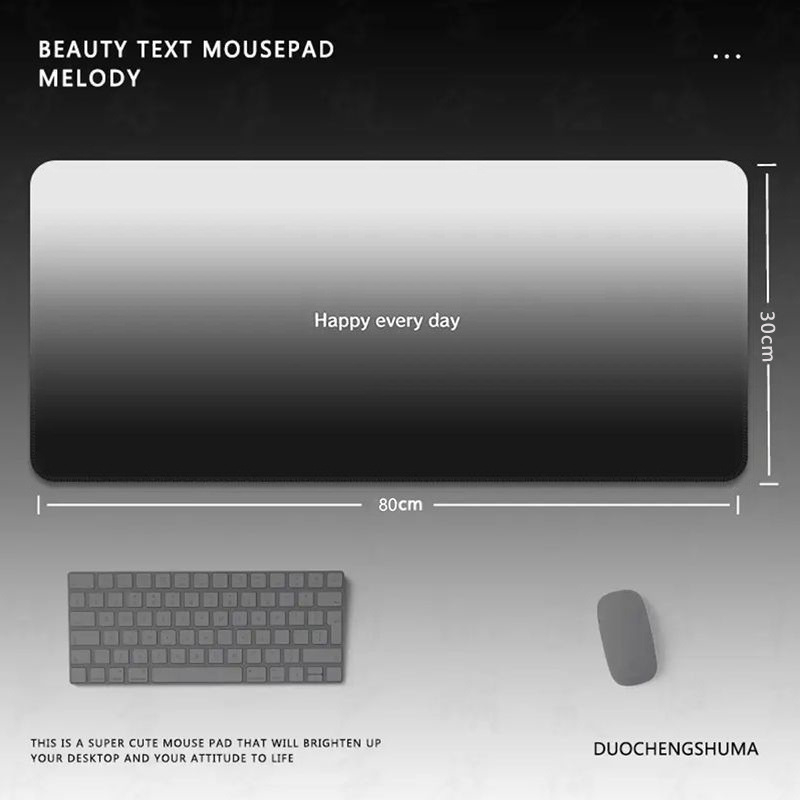 Πάτος ποντικιού με υφή, μονόπλευρη καουτσούκ επιφάνεια για γραφείο, με στηριξη καρπού, ραφή, προσαρμογή λογότυπου κατά παραγγελία