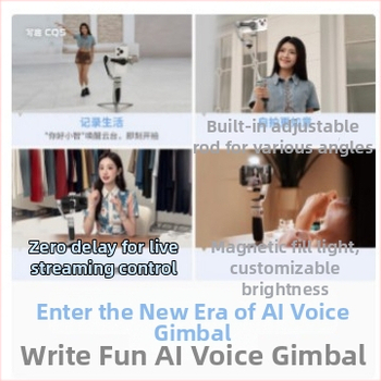 Zhiyun CQ5 σταθεροποιητής gimbal για smartphone με φωνητικό έλεγχο, χειρός τριών αξόνων, πτυσσόμενος με επέκταση (160° οριζόντια, 160° κατακόρυφα, αλουμινένιο κράμα)