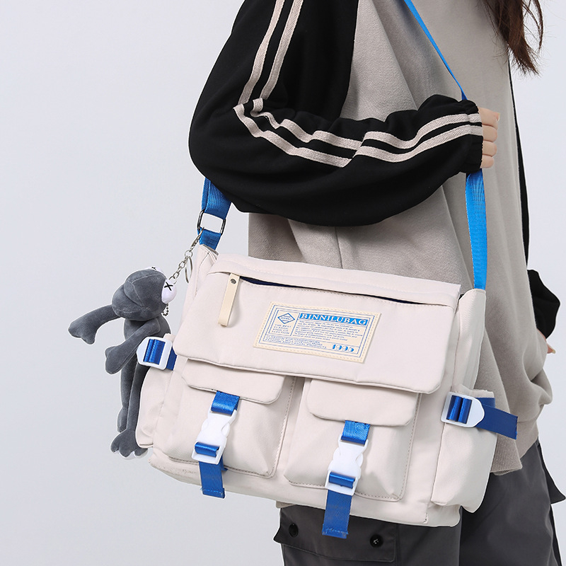 Vīriešu krūšu soma, materiāls Silk Flower, odveja Nylon, stils Fresh and Sweet, pavasaris 2024, brīvā laika ceļojumiem