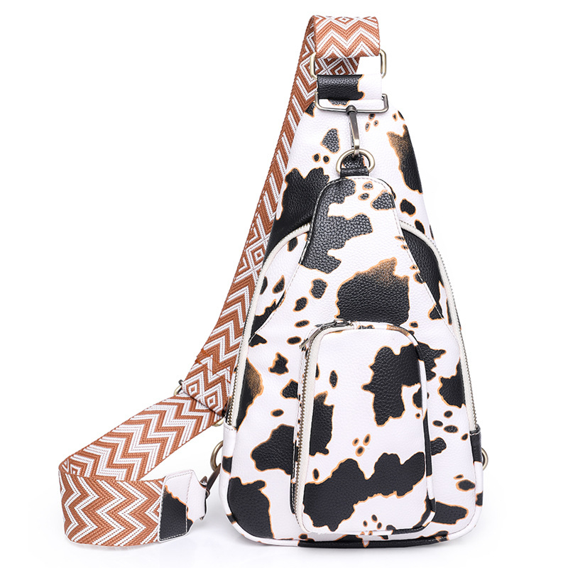 PU crossbody torba — retro stil Europe i Amerike — ljeto 2023, podstava od poliestera, zatvaranje zatvaračem, unutarnja džep sa zatvaračem