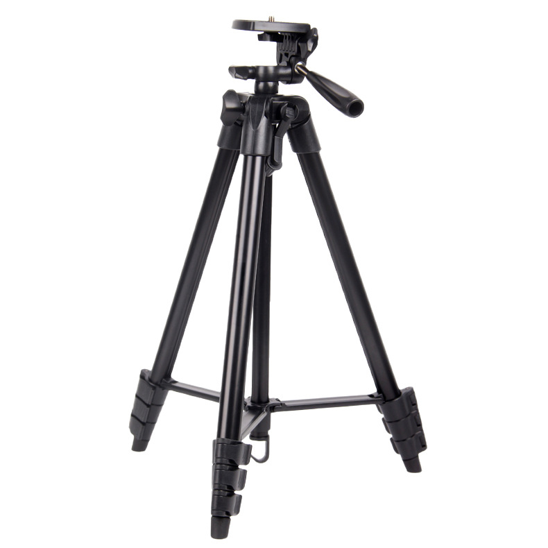 Stojan na fotoaparát a telefón, 4 diely, hliníková zliatina a plast, 3D gimbal, doska na rýchle uvoľnenie, nosnosť 2 kg