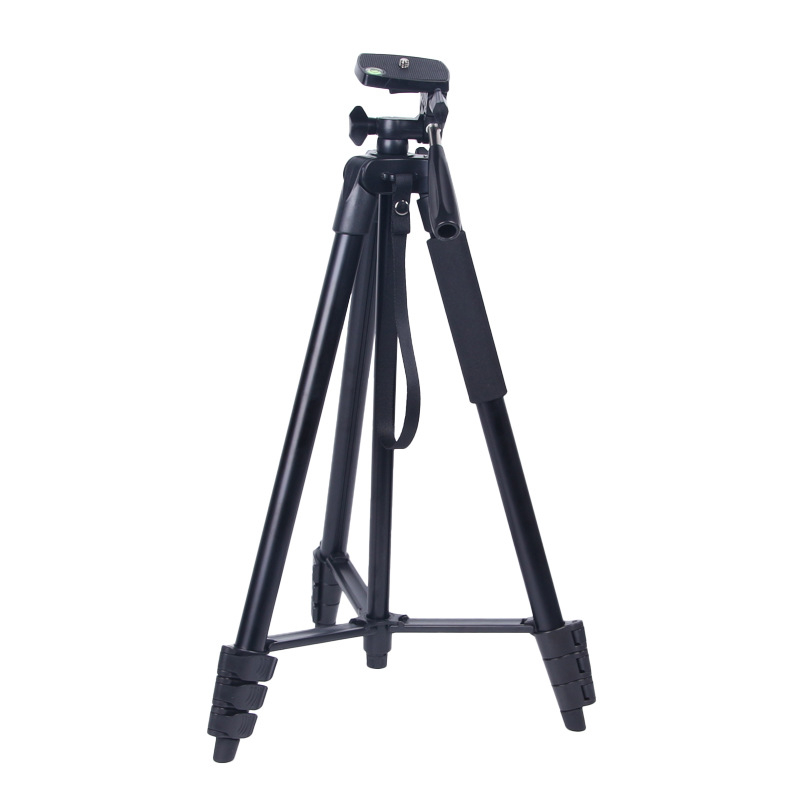 Stojan na fotoaparát a telefón, 4 diely, hliníková zliatina a plast, 3D gimbal, doska na rýchle uvoľnenie, nosnosť 2 kg