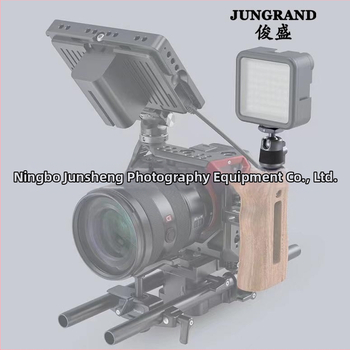 Gimbal stojan pre kameru a monitor s CNC hot shoe a cold shoe, hliníková zliatina, 360° horizontálne otáčanie, 90° vertikálne naklonenie, závitové uchytenie