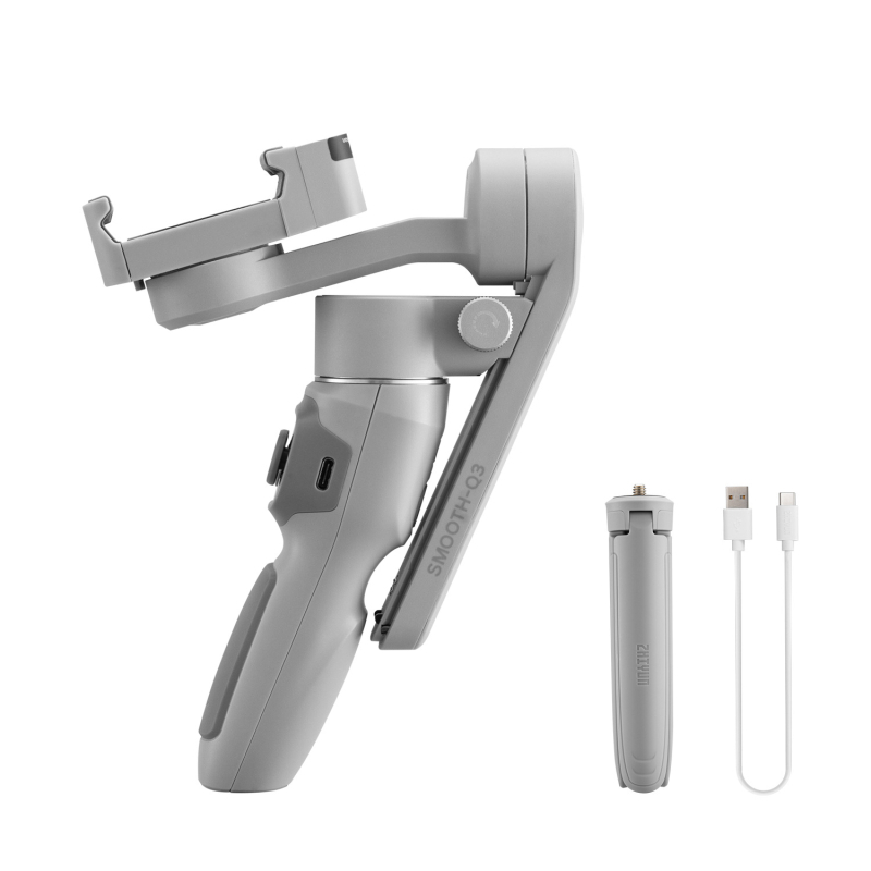 Zhiyun Smooth Q3 stabilizator za mobitel, ručni gimbal, vertikalno 180°, horizontalno 180°, ograničenje rotacije 270°, materijal plastika