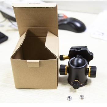 Κεφαλή τρίποδου pan-tilt, αλουμινενιο κράμα, 360° οριζόντια περιστροφή, 90° κάθετη περιστροφή, ελαφριά 0,332 kg, συμβατό με SLR και κινητά τηλέφωνα