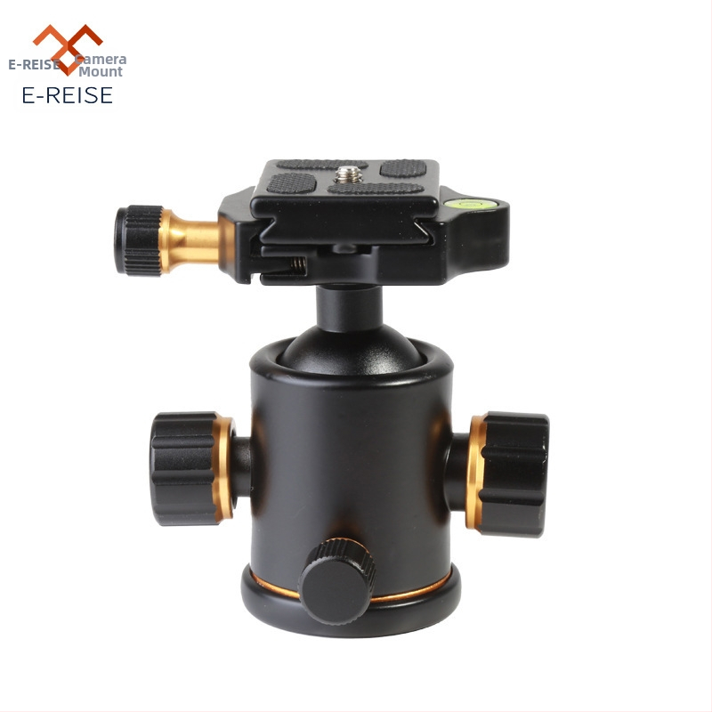 Κεφαλή τρίποδου pan-tilt, αλουμινενιο κράμα, 360° οριζόντια περιστροφή, 90° κάθετη περιστροφή, ελαφριά 0,332 kg, συμβατό με SLR και κινητά τηλέφωνα