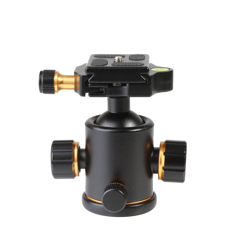 Κεφαλή τρίποδου pan-tilt, αλουμινενιο κράμα, 360° οριζόντια περιστροφή, 90° κάθετη περιστροφή, ελαφριά 0,332 kg, συμβατό με SLR και κινητά τηλέφωνα