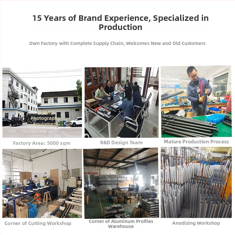 Kamerový tripod z hliníkovej zliatiny, 4 diely, PTZ 3D gimbal hlava, nosnosť 16–20 kg, doska s rýchlym uvoľnením, hmotnosť 2,8 kg