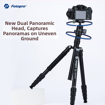 Fotopro X5I PRO hlinírový statív s hydraulickou hlavou, 5 sekcií, nosnosť 6–10 kg, platňa s rýchlym uvoľnením
