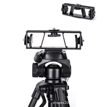 Trojpozíčný rámový držiak pre živé vysielanie a fotografovanie mobilom, 1/4-palcový závit, plastová konštrukcia, hmotnosť 180 g, značka Axx