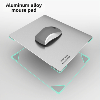 MP200 Aluminijska legura stolna podloga, jednostranična, protuklizna, graviranje logotipa, prilagodljiva za igre i ured