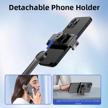 Selfie štap u stilu hobotnice za telefon – Bluetooth, daljinsko upravljanje, aluminijsko tijelo, prilagodljiv od kynovation