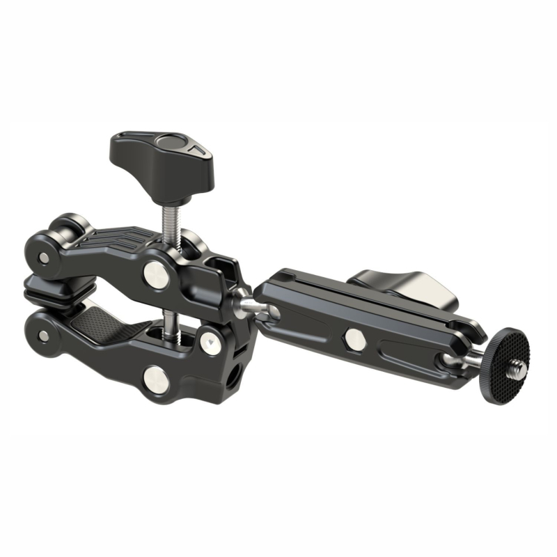 Σετ Crab Claw Clamp για Φωτογράφηση – LC100, Αλουμινίου + Ανοξείδωτου χάλυβα, Μέγιστο φορτίο 1,5 kg, Για κινητά τηλέφωνα και κάμερες δράσης, βάρος 233 g