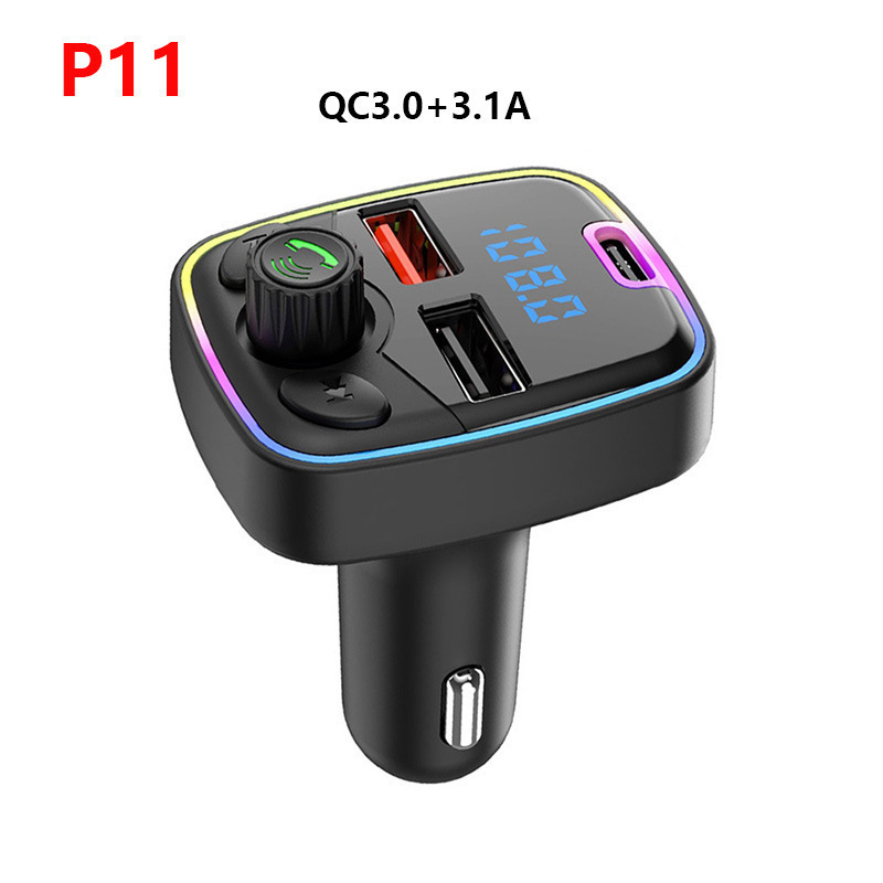 P11 automobilni Bluetooth hands-free MP3 player s FM transmiterom i QC3.0 brzo punjenje