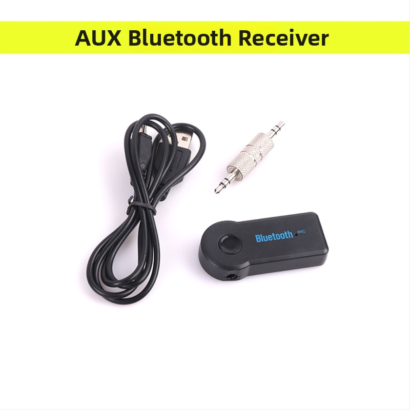 Bluetooth prijímač na volant pre auto s MP3 prehrávačom, plug-and-play hands-free, ABS puzdro, vstup 5V, kábel 3 m