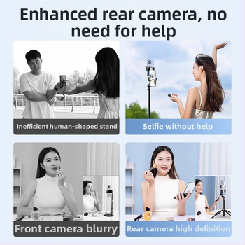 Držiak na telefón s teleprompterom a stojanom na vonkajší vlog — zliatina, Bluetooth, diaľkové ovládanie, univerzálny