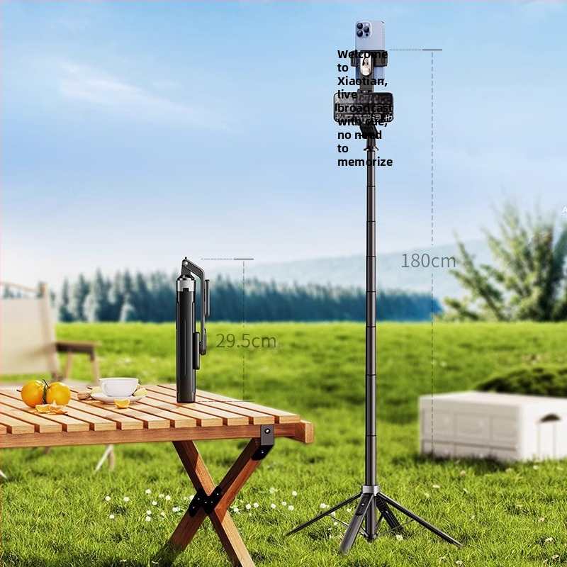 Držiak na telefón s teleprompterom a stojanom na vonkajší vlog — zliatina, Bluetooth, diaľkové ovládanie, univerzálny