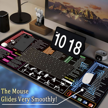 Pad ποντικιού γραφείου, μονόπλευρο, με ύφασμα υψηλής ποιότητας και βάση από φυσικό αντιολισθητικό καουτσούκ, μεταφορά θερμότητας, OEM/προσαρμογή